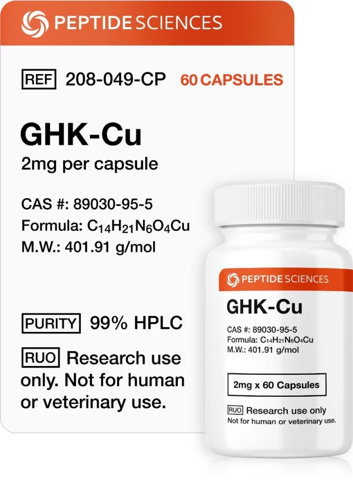 GHK-Cu (2mg x 60 Capsules) (Copper Tripeptide)